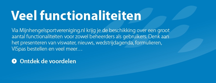 Veel functionaliteiten